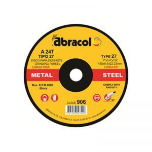 Disco abracol pulir metal 4 1/2