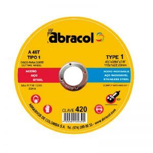 Disco abracol S/fino 4 1/2