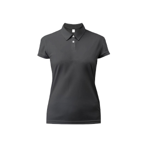 Camisa polo mujer gris