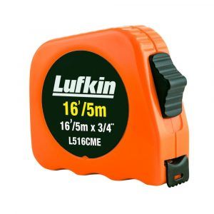 Flexómetro lukfin x 5 metros naranja