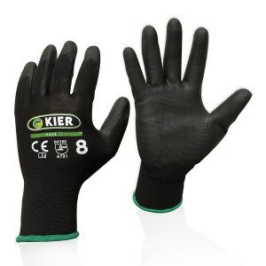 Guante poliuretano poliester/pu13blue kier