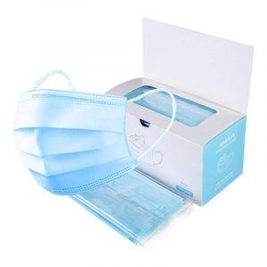 Tapabocas termosellado caja x 50 und