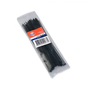 Correa Amarre Plástica 20 Cms X 100 Und Negro