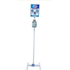 Dispensador de gel antibacterial blanco